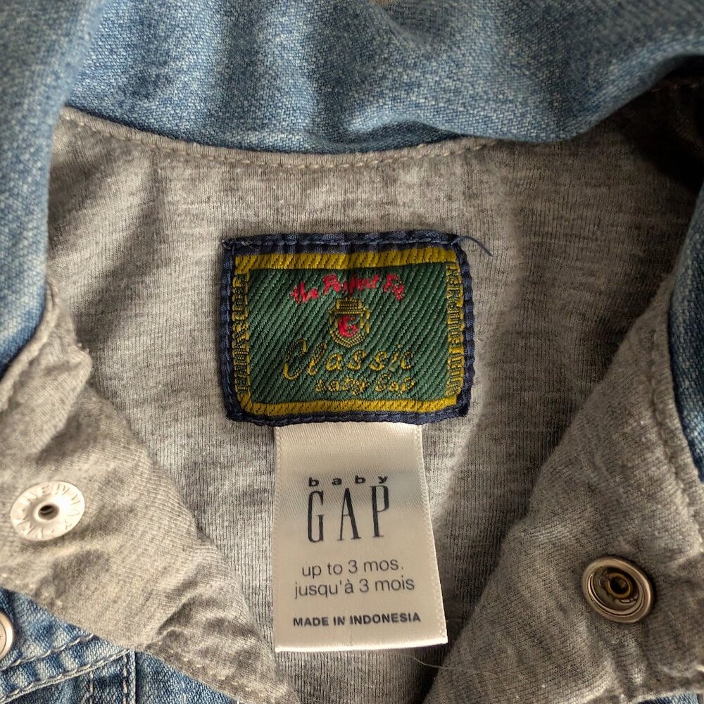 90s Vintage Baby Gap Denim Jackets – Toddler/Baby Classic Jean Jackets (set) - Picture 8 of 8